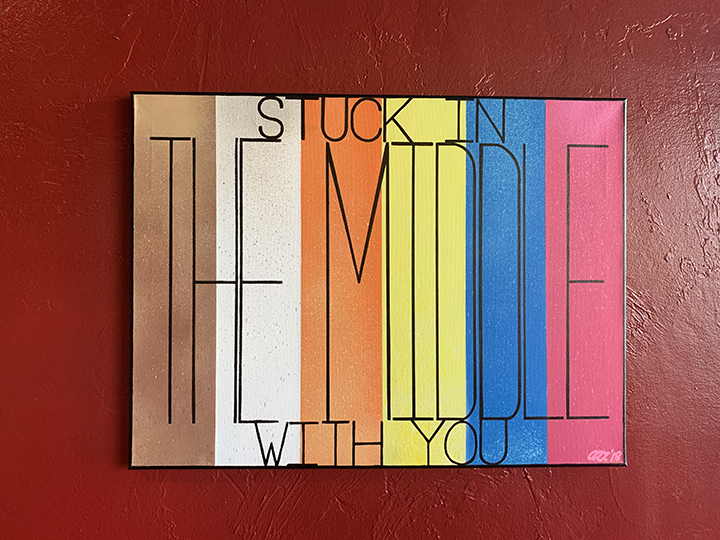 Stuck in the Middle With You 16x20